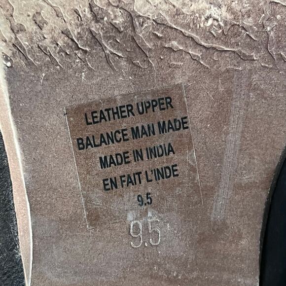 Seychelles Skein Loafer Shoes Women 9.5 Black Nubuck Leather Slip On Modern Boho - Picture 12 of 14